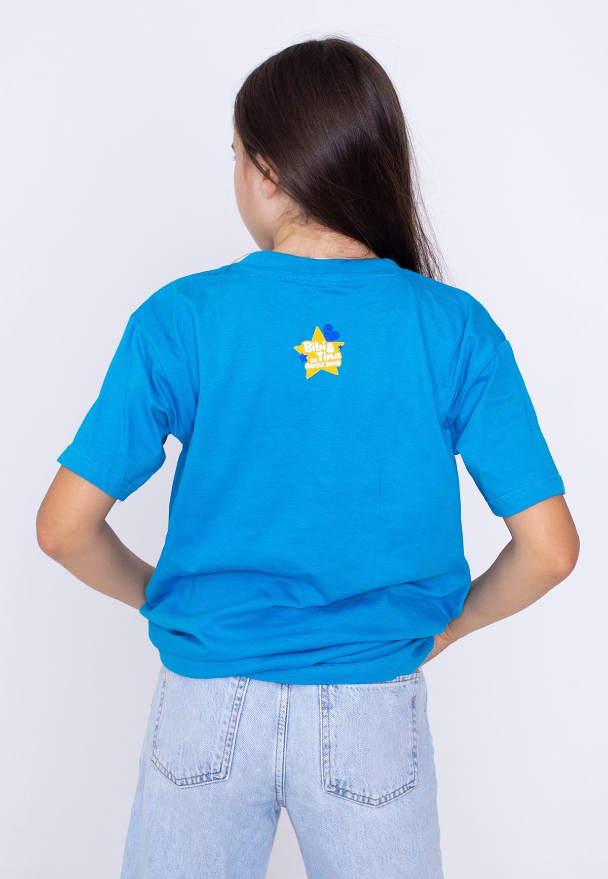 Bibi & Tina Jungs Gegen Mädchen Türkis Kids T-Shirt