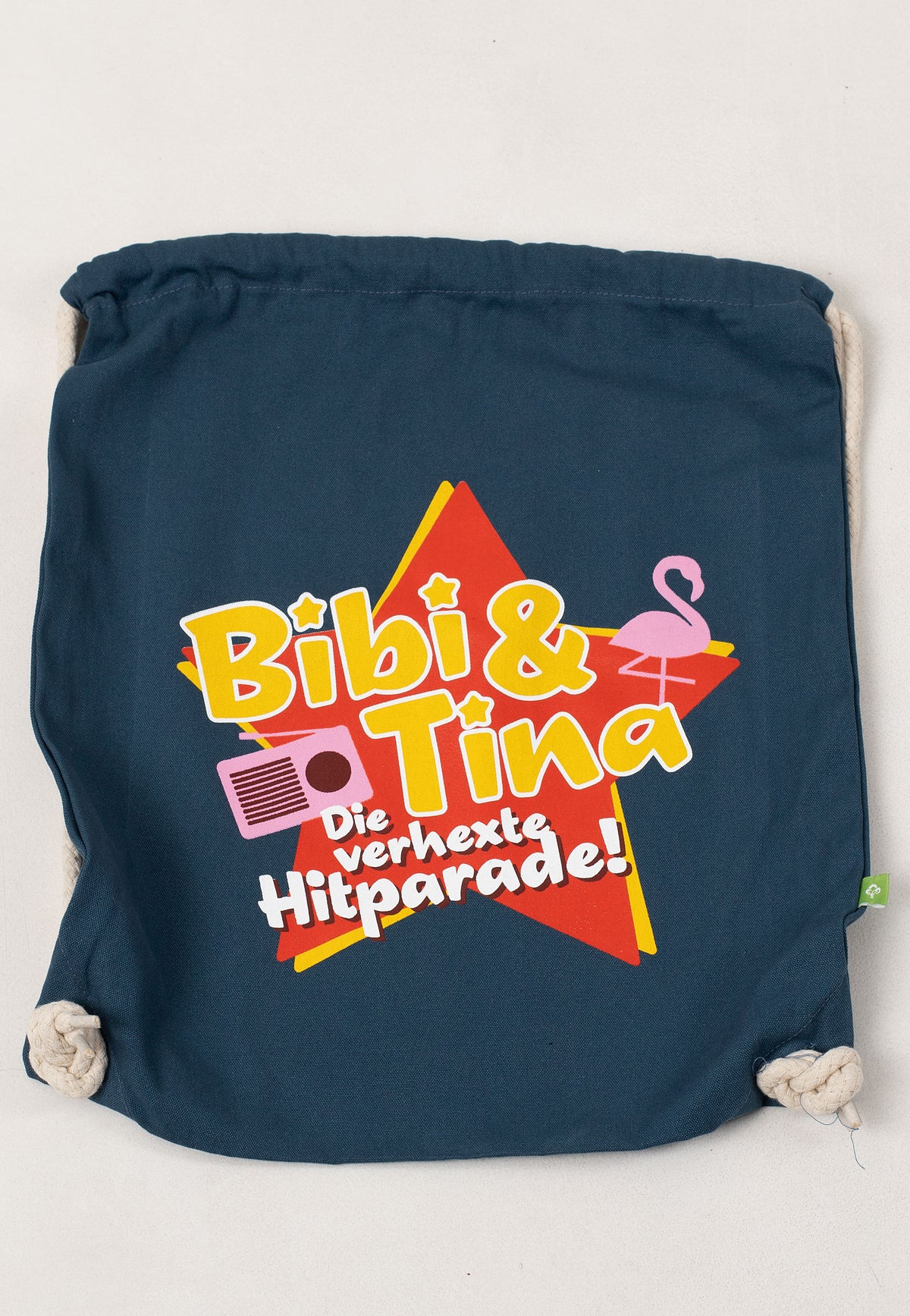 Bibi & Tina Die Verhexte Hitparade 2022 Airforce Blue Drawstring Backpack