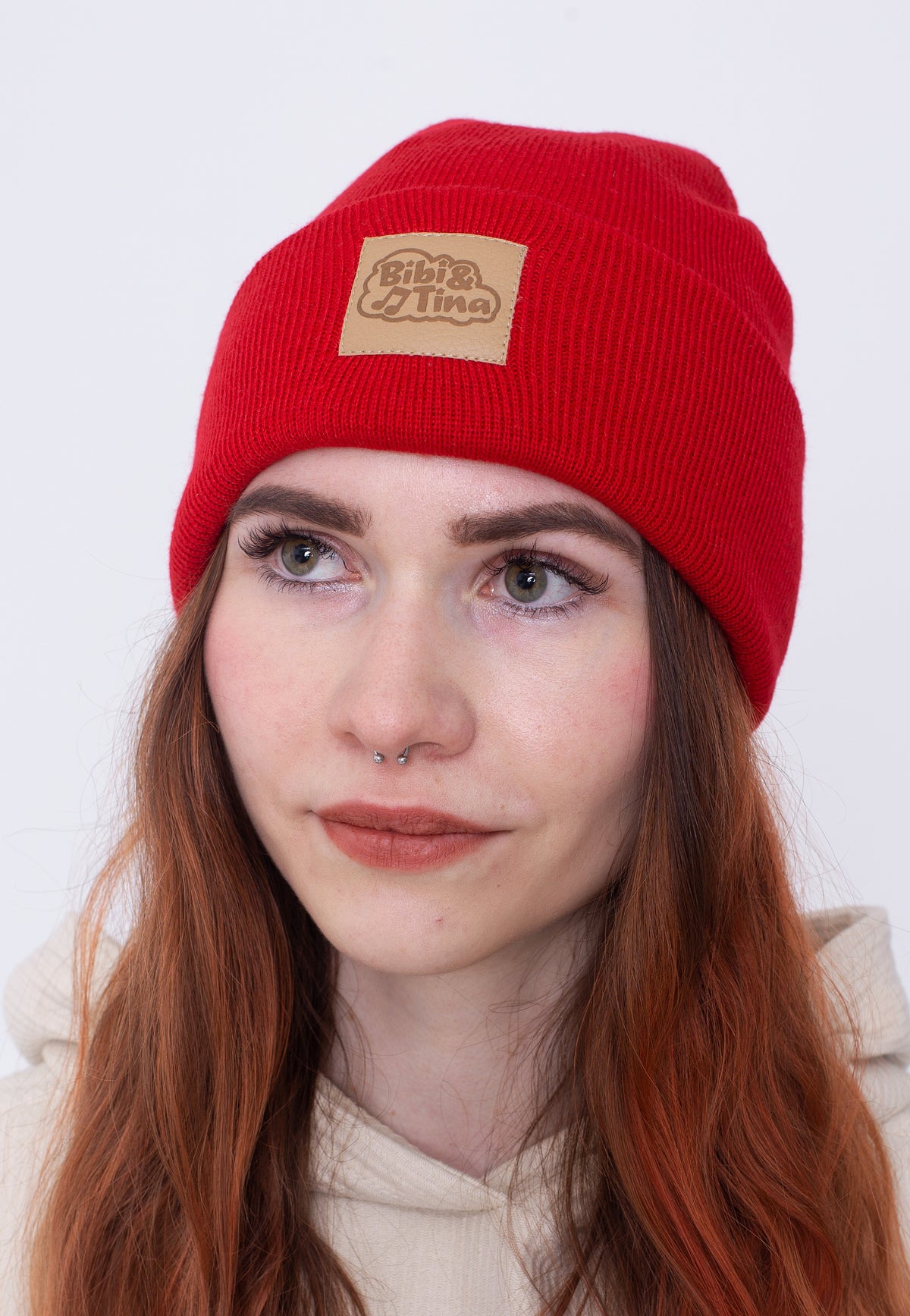 Bibi & Tina Wolke Logo Classic Red Long Beanie